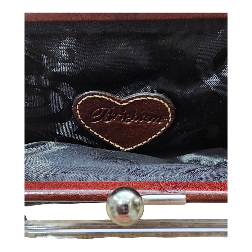 BRIGHTON Vintage Adorable Crossbody Wallet with Detachable and Adjustable Strap - Picture 6 of 7